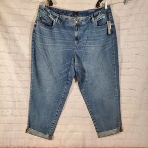 Talbots Women's Classic Blue Boyfriend Jeans